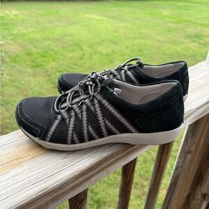 Dansko Black and Gray Women's Athletic Shoes